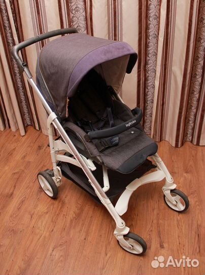 Коляска 3 в 1 inglesina triology blue jeans