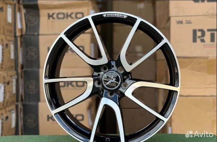 Новые разноширокие диски на Mersedes R20