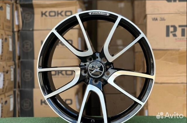 Новые разноширокие диски на Mersedes R20