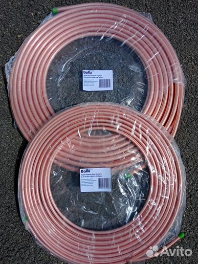 Труба медная 1/4 и 3/8 для кондиционеров