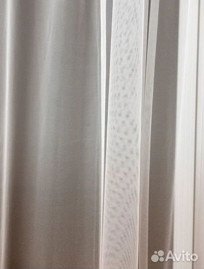 Тюль сетка на шторной ленте 5,0м на 2,5м