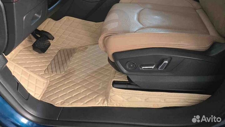 3D коврики из экокожи Audi q8