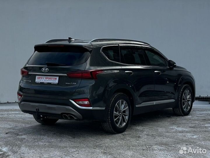 Hyundai Santa Fe 2.2 AT, 2019, 90 527 км