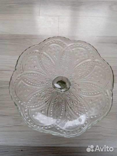 Ваза для фруктов на ножке СССР