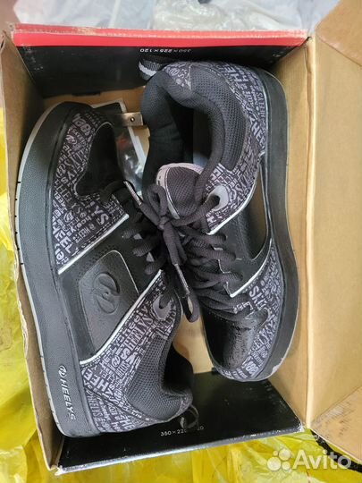 Heelys кроссовки с роликами 43 размер, почти новые