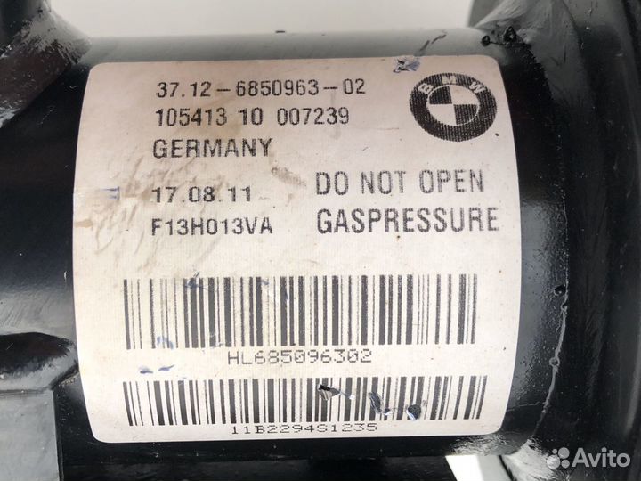 Задний левый амортизатор BMW 6 F13 EDC