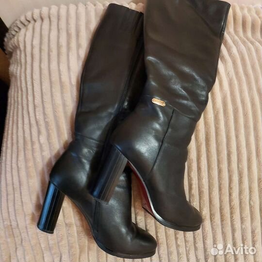 Сапоги натуральная кожа зима