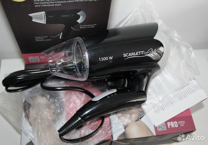 Scarlett Фен (Новый) дорожный складная ручка