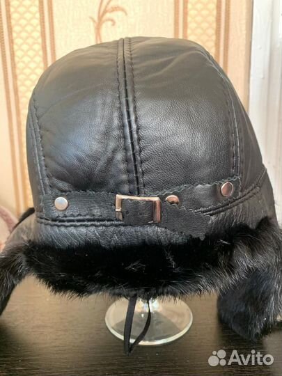 Шапка ушанка мужская натуральный мех