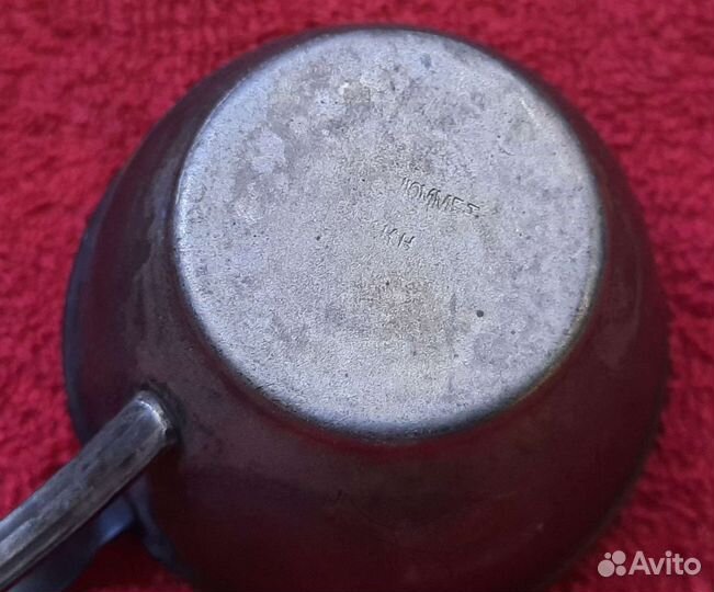 Чашки кофейные. Мельхиор. Скань. СССР