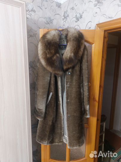 Шуба мутоновая 44