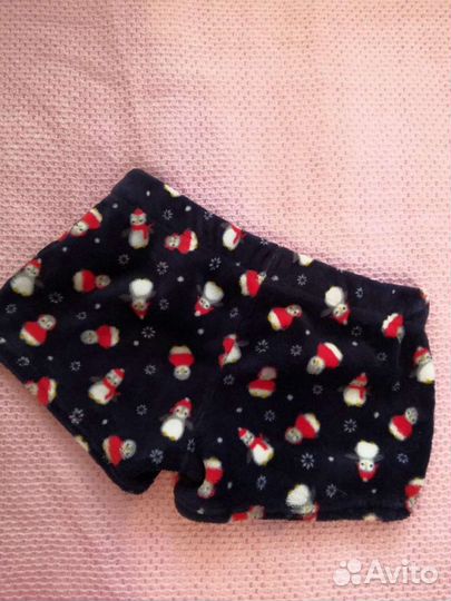 Новогодние теплые шорты размер 42-44
