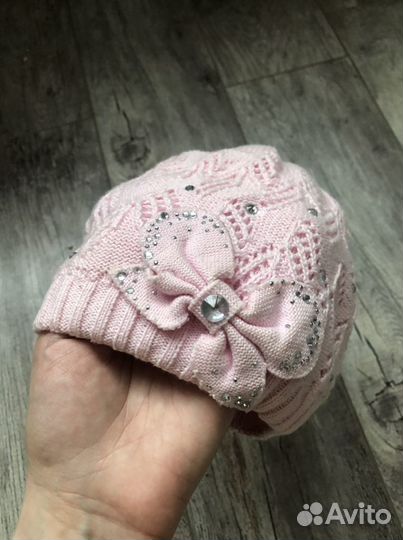 Шапка для девочки розовая YSG