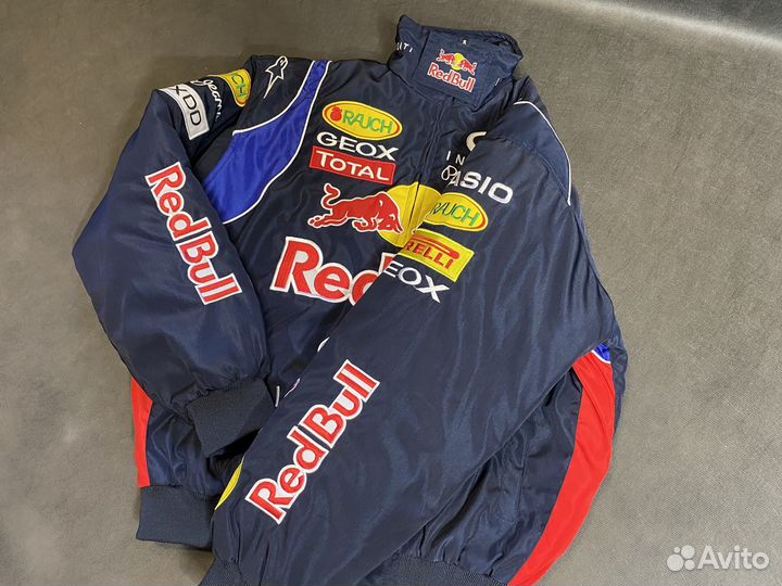 Гоночная куртка Red bull ред булл все размеры