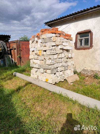 Кирпич белый силикатный бу