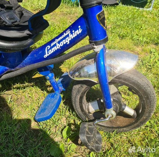 Велосипед с родительской ручкой