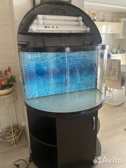 Аквариум с тумбой бу