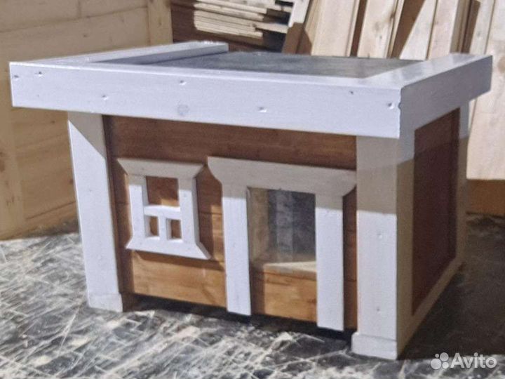 Будка домик конура для кошки маленькой собаки