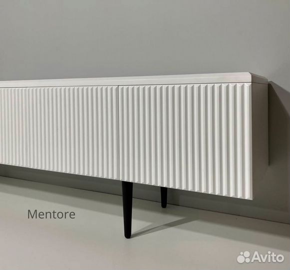 Тумба тв Bravo в белом цвете (200х40х30 см)