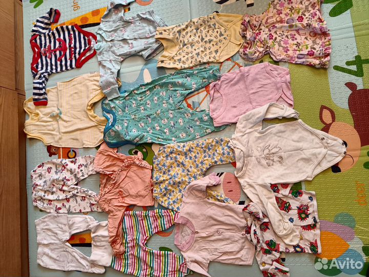 Вещи для девочки пакетом 52 56 62