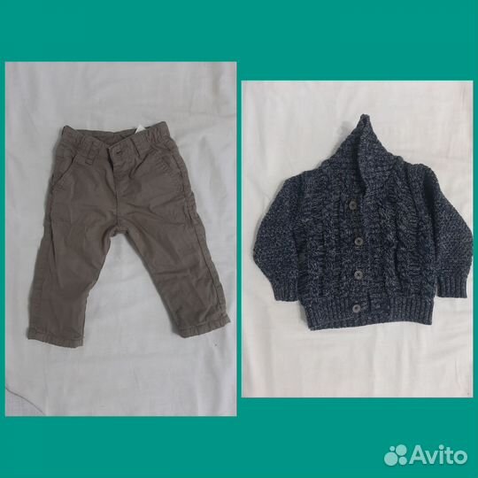 Вещи пакетом на мальчика 74