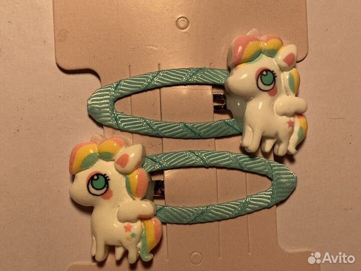 NEW look заколки для волос Единорожка 2 шт