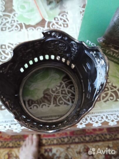 Подстаканник никелированный ржд