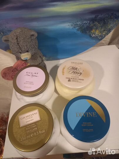 Крем для тела oriflame, avon, скраб