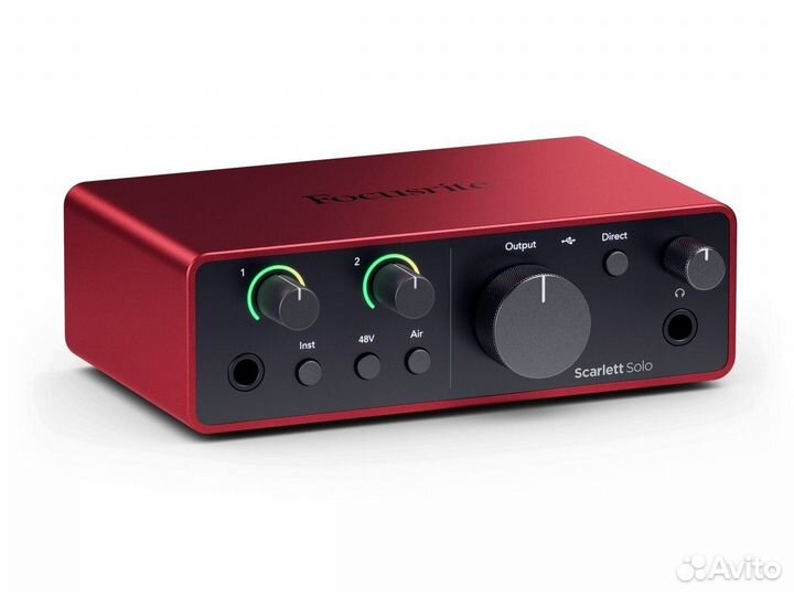 Focusrite Scarlett Solo 4th Gen аудиоинтерфейс