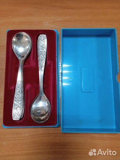 Набор ложек мельхиор.мнц