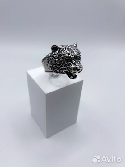 Серебряное мужское кольцо 