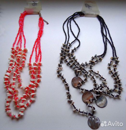 Бусы из ракушек