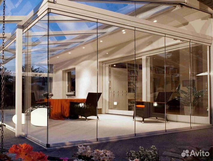 Безрамное остекление