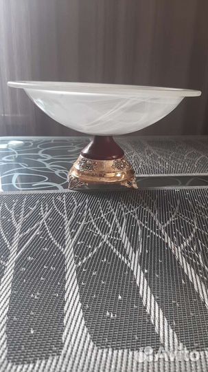 Ваза для фруктов, салатник, конфетница поднос