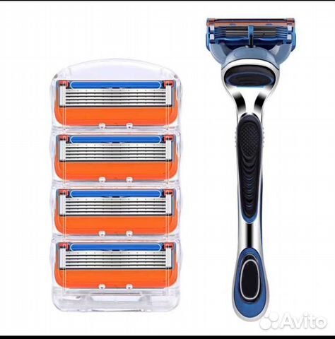 Gillette Fusion Мужская Бритва, 4 кассеты