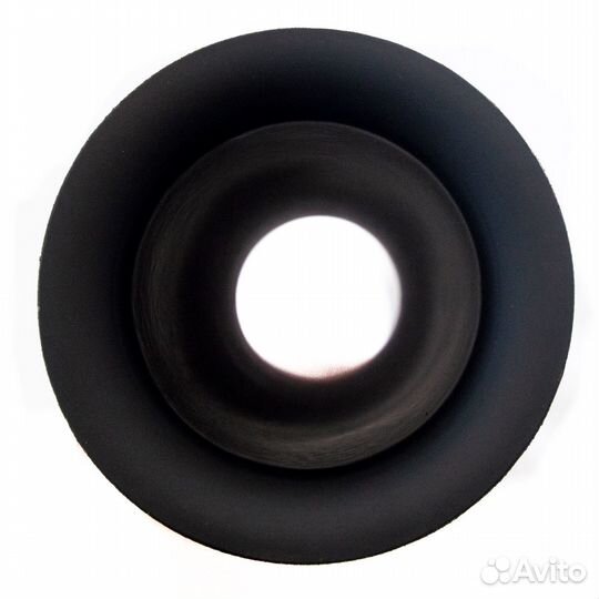 Труба D110/500 оранжевая, черная с раскрывом