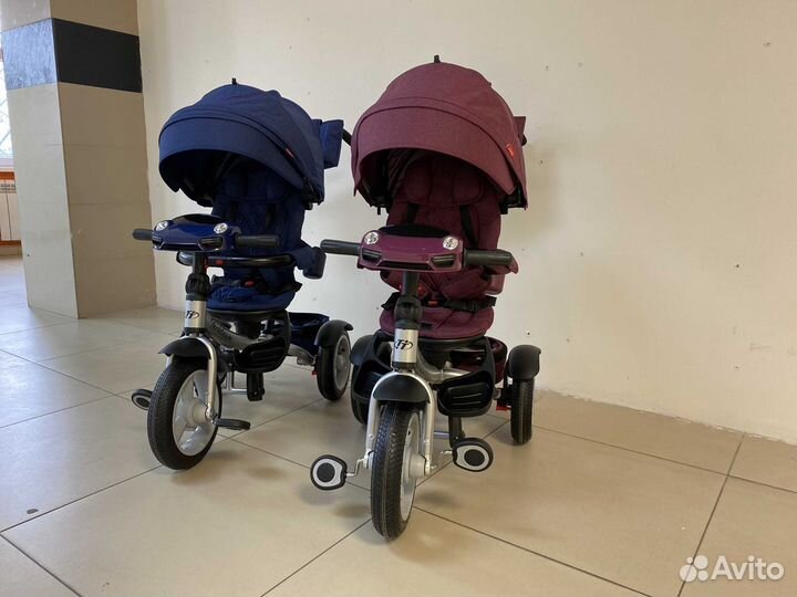 Велосипед коляска luxury трехколесный,музык.,повор
