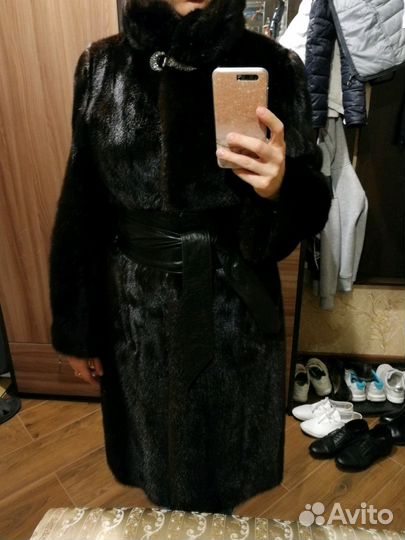 Шуба норковая р.44