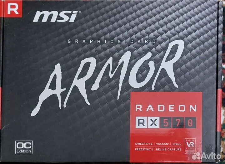 MSI Radeon RX 570 Armor 8G OC
