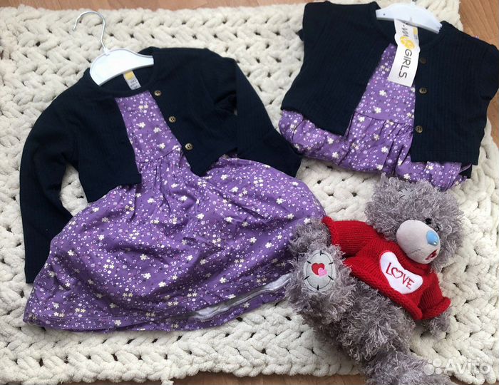 Платье для девочки 86-98