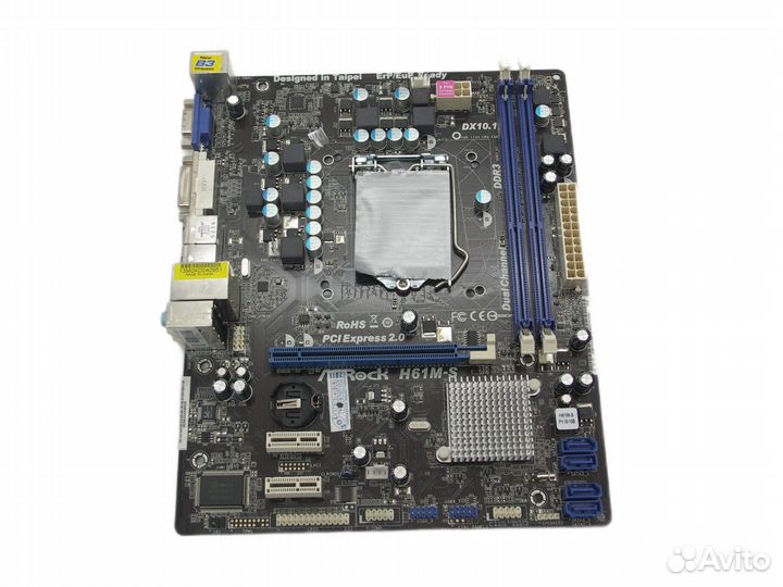 Материнская плата S-1155 AsRock H61M-S Rev:1.02