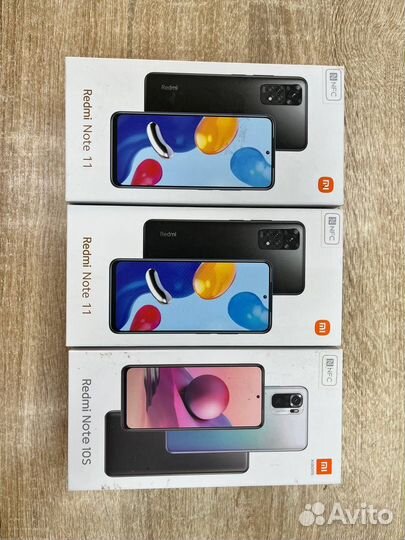 Коробка iPhone, коробка Xiaomi Redmi