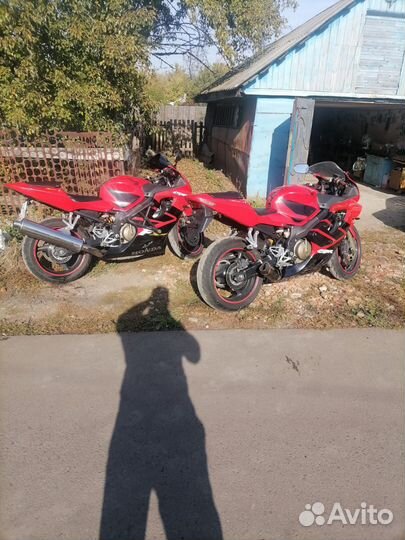 Honda f4i 2001 и Honda f4i 2002