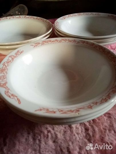 Тарелки глубокие СССР времен