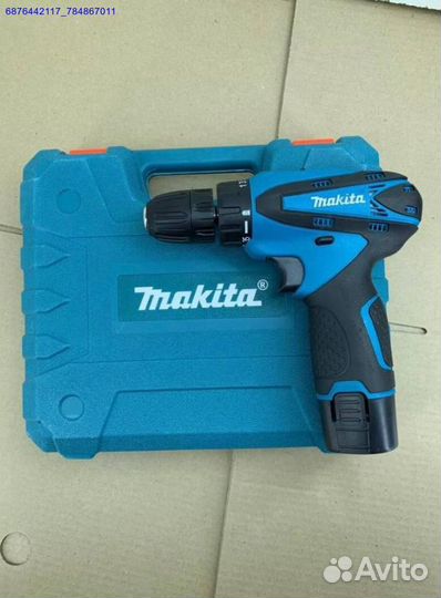 Шуруповерт makita 18v с набором (Арт.17083)