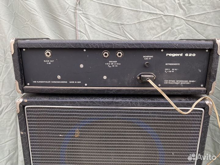 Усилитель Vermona и колонка с динамиками Кинап