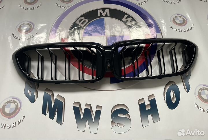 Решетки ноздри бмв G30 дорест стиль рест CS M5