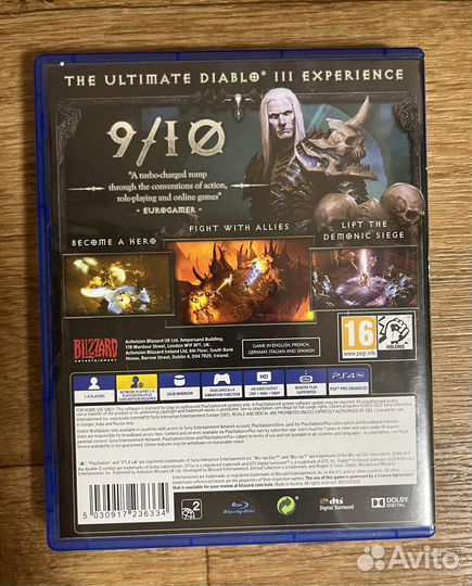 Diablo 3 eternal collection ps4