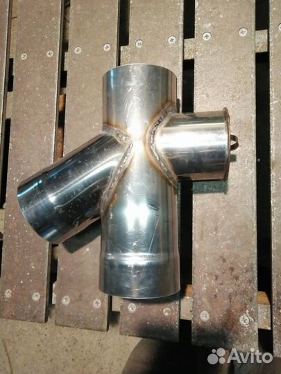 Тройник дымохода (нерж.aisi 430/0,5мм) d-135