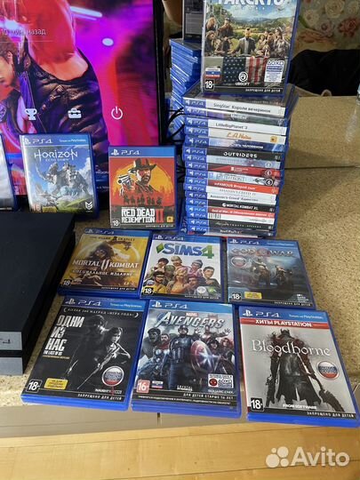 Sony playstation 4 + 177 игр